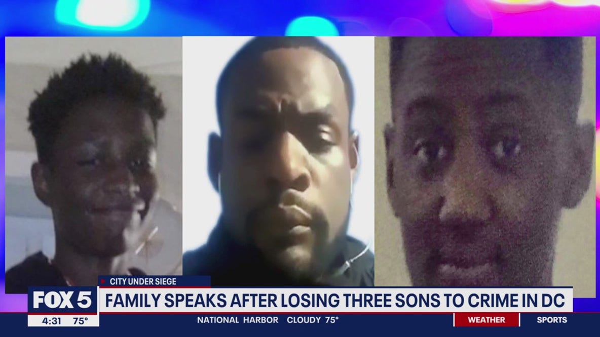 'We need help': Father speaks out after losing 3 sons to violence in DC